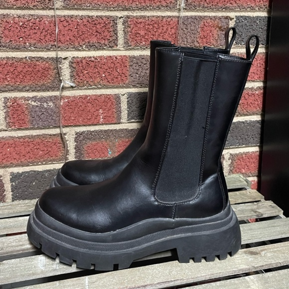 ASOS‎ Truffle Collection Chunky Chelsea boots Black size 39